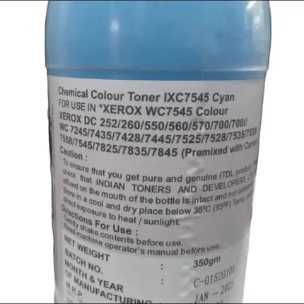 ITDL Toner Xerox WC7545/ 7245/ 7435/ 7428/ 7445/ 7525/ 7528/ 7535/7845 DC 252/260/550/560/570/700/700i (Set of 4)