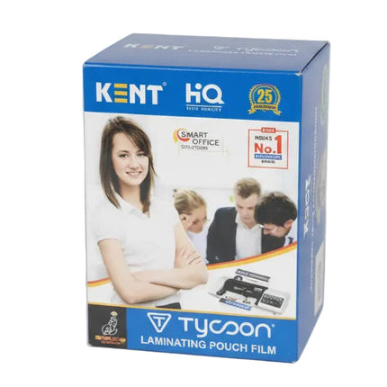 KENT 65x95mm Laminating Pouches 250 Mic – 100 Sheets