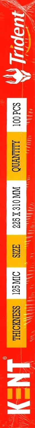 Kent A4 Laminating Pouches 125 Microns - LAMINATION POUCH