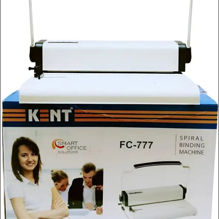 Kent Spiral Binding Machine 777 – Heavy-Duty Manual Spiral Binder for Office & Commercial Use.