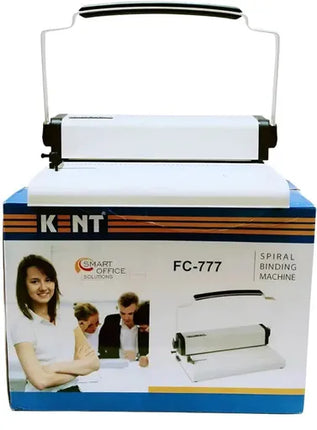 Kent Spiral Binding Machine 777 – Heavy-Duty Manual Spiral Binder for Office & Commercial Use.