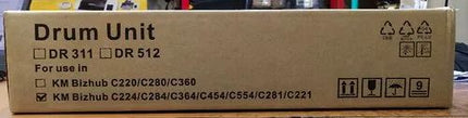 Konica Minolta Bizhub C360 C280 C220 C7722 C7728 C227 C256 Drum Unit Dr-311 - Konica Minolta Drum Unit | CopierWorld