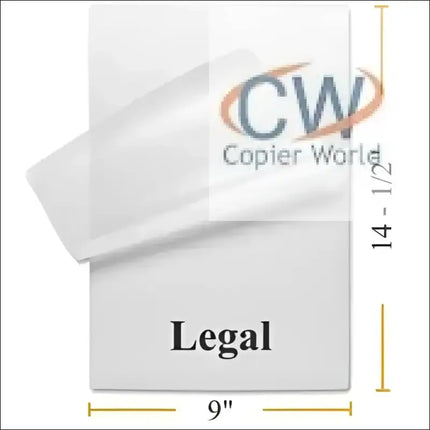 Laminating Legal 125mic - LAMINATION POUCH