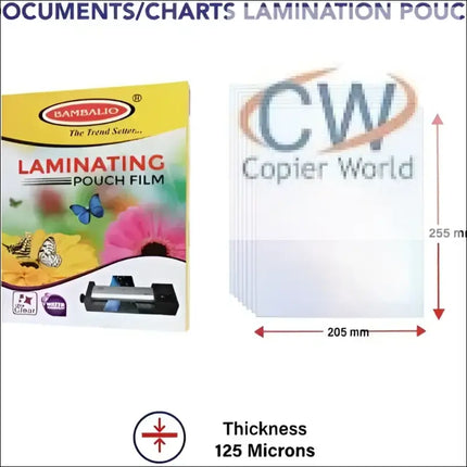 Lamination Pouch 8x10 Inches 125 Microns - LAMINATION POUCH