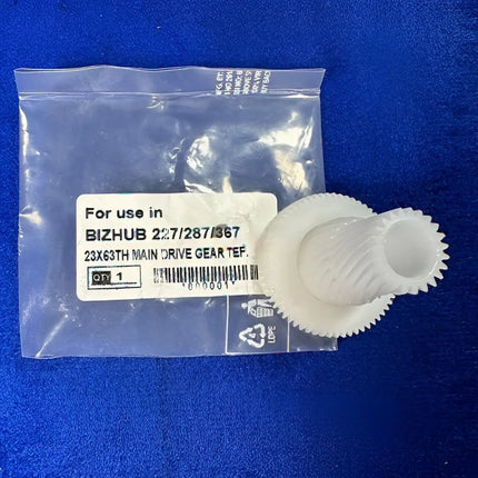Main Drive Gear Teflon Compatible use for Konica Minolta Km 227 287 367 ( 23/63th )