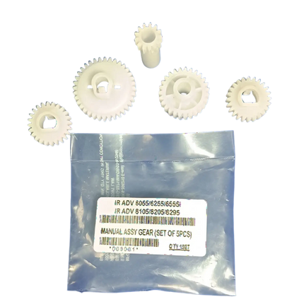 Manual Assy Gear Compatible use for Canon IR ADV 6055 6255 6555i IR ADV 8105 8205 8295 ( Set Of 5PCS )