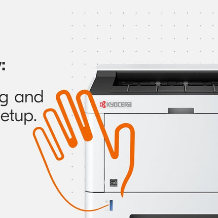 Kyocera ECOSYS P2040dw Monochrome Wireless Laser Printer with Auto Duplex Printing