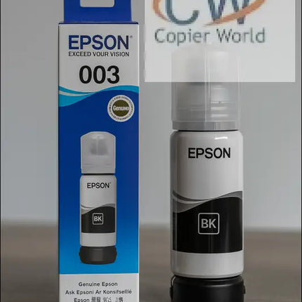 Original Epson 003 65ml Black Ink Bottle - Printers