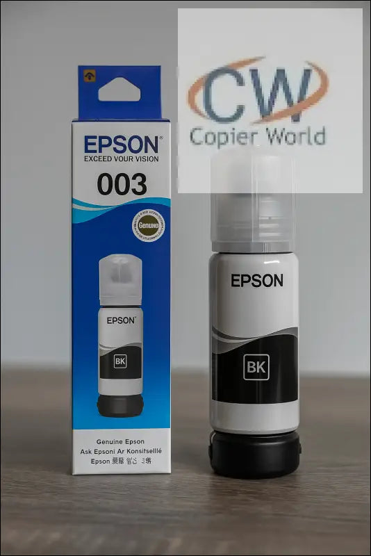 Original Epson 003 65ml Black Ink Bottle - Printers