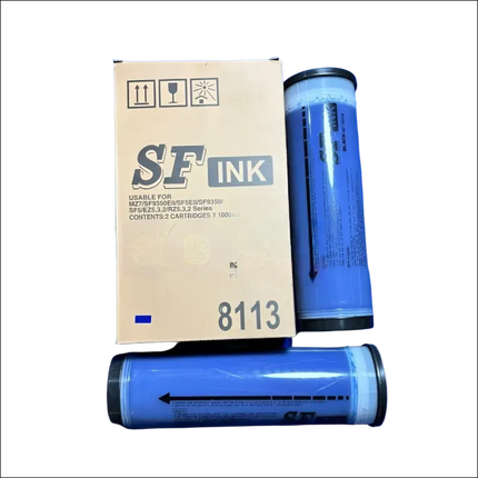 Premium Compatible Blue Ink Compatible use for Riso SF5450/SF5350/SF5250/SF5050 – Box of 2 Cartridges