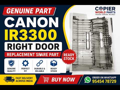Canon ir3300 right door rc