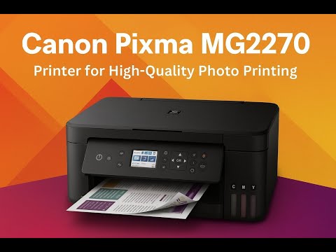Canon Pixma MG2270 Printer for High-Quality Photo Printing