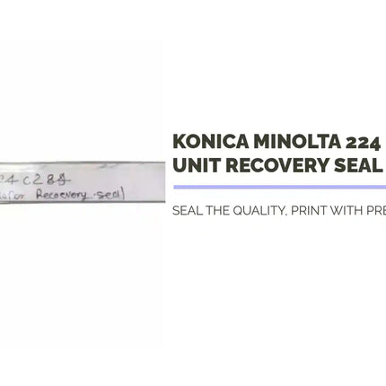 Konica Minolta 224 Developer Unit Recovery Seal by@Outfy