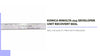 Konica Minolta 224 Developer Unit Recovery Seal by@Outfy