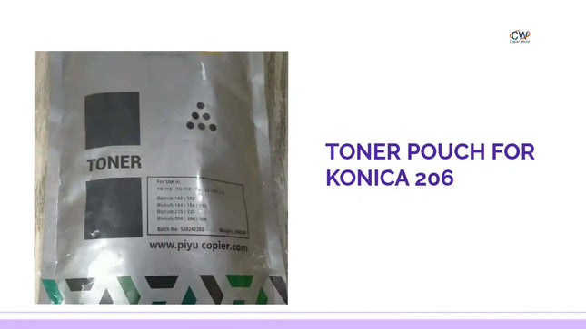 Toner pouch for konica 206 by@Outfy