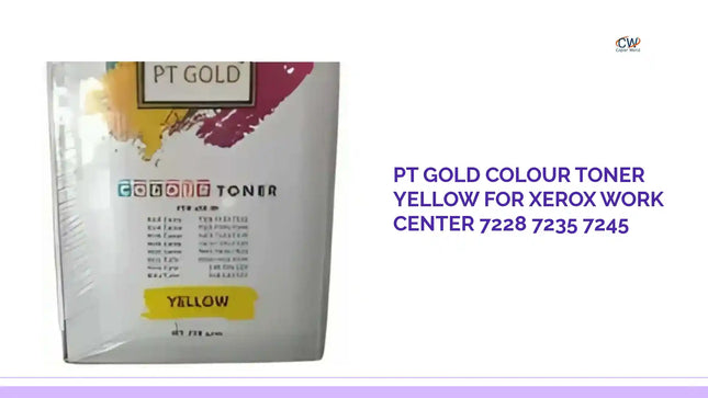 Pt Gold Colour Toner Yellow for Xerox Work Center 7228 7235 7245 by@Outfy