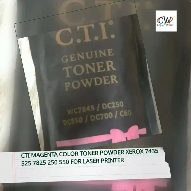Cti Magenta Color Toner Powder Xerox 7435 525 7825 250 550 For Laser Printer by@Outfy