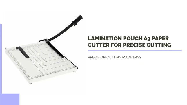 Lamination Pouch A3 Paper Cutter for Precise Cutting by@Outfy