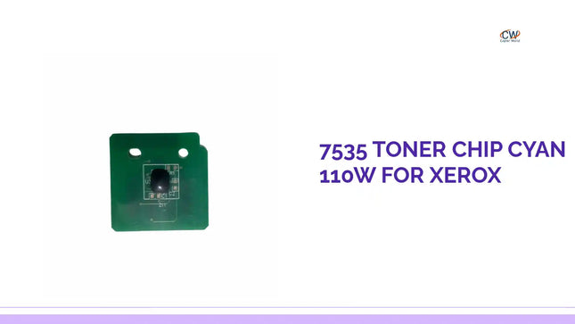 7535 toner chip cyan 110w for xerox by@Outfy