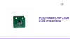 7535 toner chip cyan 110w for xerox by@Outfy