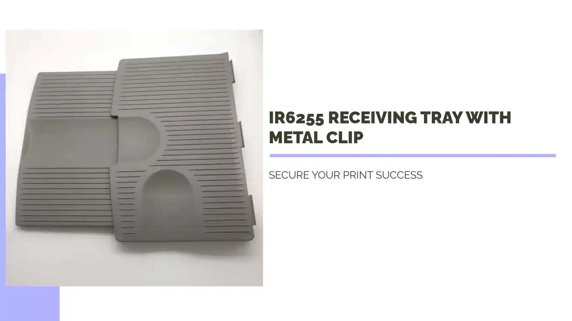 Ir6255 Receiving Tray with Metal Clip by@Outfy