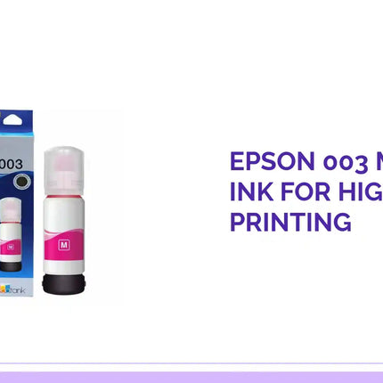 Epson 003 Magenta Ink for High-Quality Printing by@Outfy