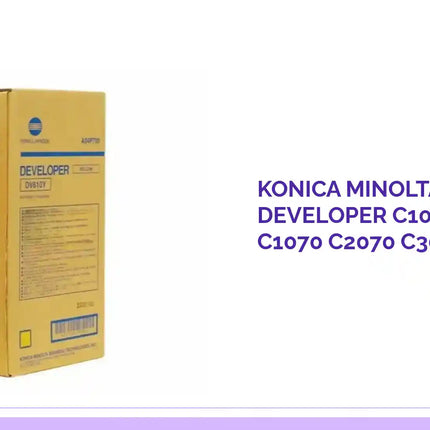 Konica Minolta Yellow Developer C1060 C2060 C1070 C2070 C3070 C3080 by@Outfy