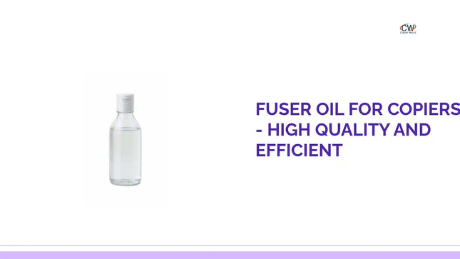 Fuser Oil for Copiers - High Quality and Efficient by@Outfy