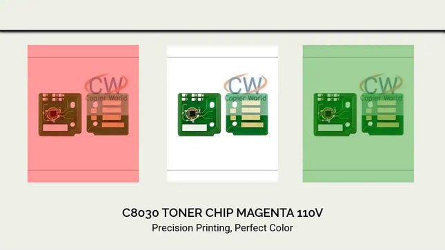 C8030 Toner Chip Magenta 110v by@Outfy