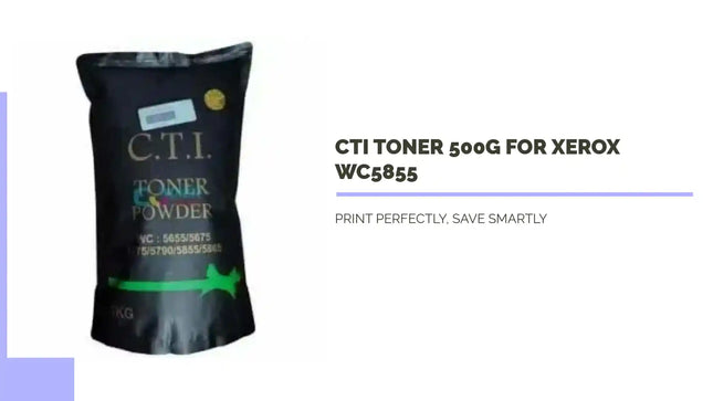 Cti Toner 500g for xerox Wc5855 by@Outfy