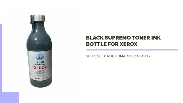 black supremo toner ink bottle for xerox by@Outfy