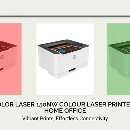 HP Color Laser 150nw Colour Laser Printer for Home Office by@Outfy