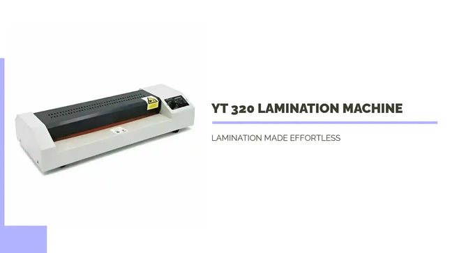 Yt 320 Lamination Machine by@Outfy