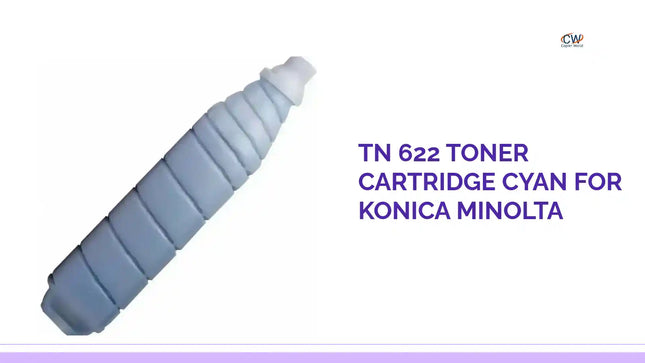 Tn 622 Toner Cartridge Cyan for Konica Minolta by@Outfy