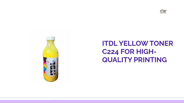 ITDL Yellow Toner C224 for High-Quality Printing by@Outfy