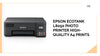 Epson EcoTank L8050 Photo Printer High-Quality A4 Prints by@Outfy