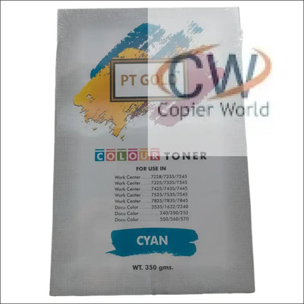 PT Gold Colour Toner Cyan for XEROX Work Center 7228/7235/7245/7325/7335/7345/7425/7435/7445/7525/7535/7545/7825/7835/7845/3535/1632/2240/240/250/252/550/553/570