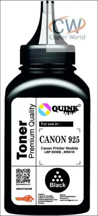 QUINK Toner Powder for Canon ir925 Cartridge- 80 gms, for Canon image class LBP6030B, image class MF3010