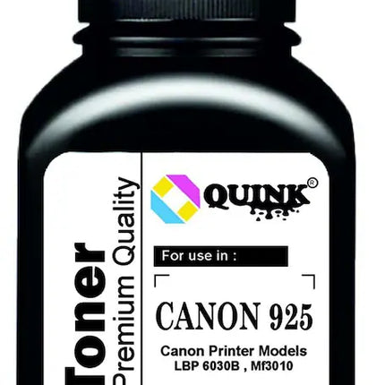 QUINK Toner Powder for Canon ir925 Cartridge- 80 gms, for Canon image class LBP6030B, image class MF3010