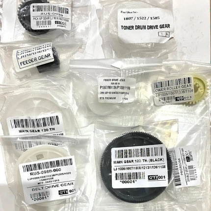 Replacement Gear Kit Compatible use for HP LaserJet P1007 (9 Gear Set)