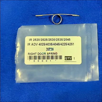 Right Door Spring Compatible use for Canon IR 2520 2525 2535 IR ADV 4025 4035 4045