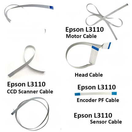 (Set of 6 cables) All FFC Cable Compatible use for Epson L3110