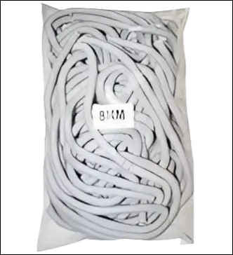 Spiral ring spiral binding white ring 8mm