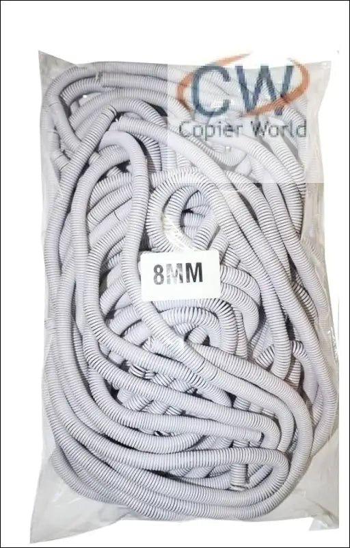 Spiral ring spiral binding white ring 8mm