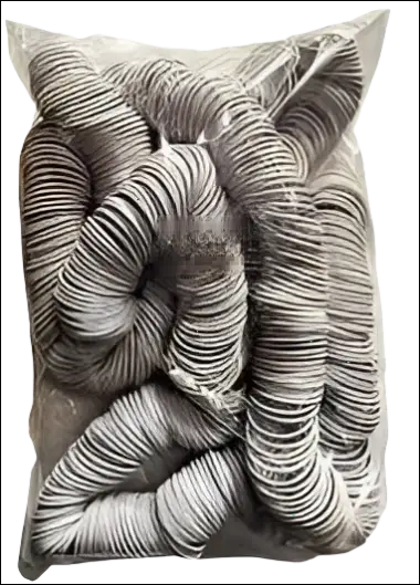 Spiral Ring No. 38 (38mm) White Plastic Binding Coil | Heavy Quality | Copier World - SPIRAL MARERIAL
