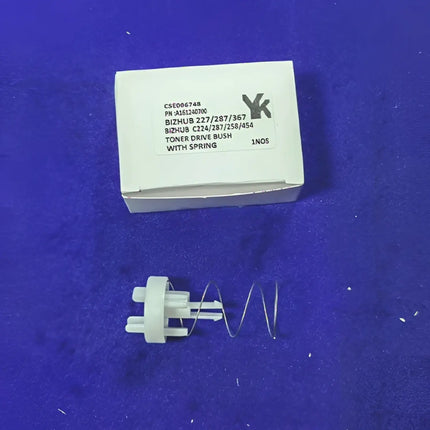 Toner Drive Bush With Spring Compatible use for Konica Minolta Bizhub 227 287 367 Bizhub C224 287 258 454