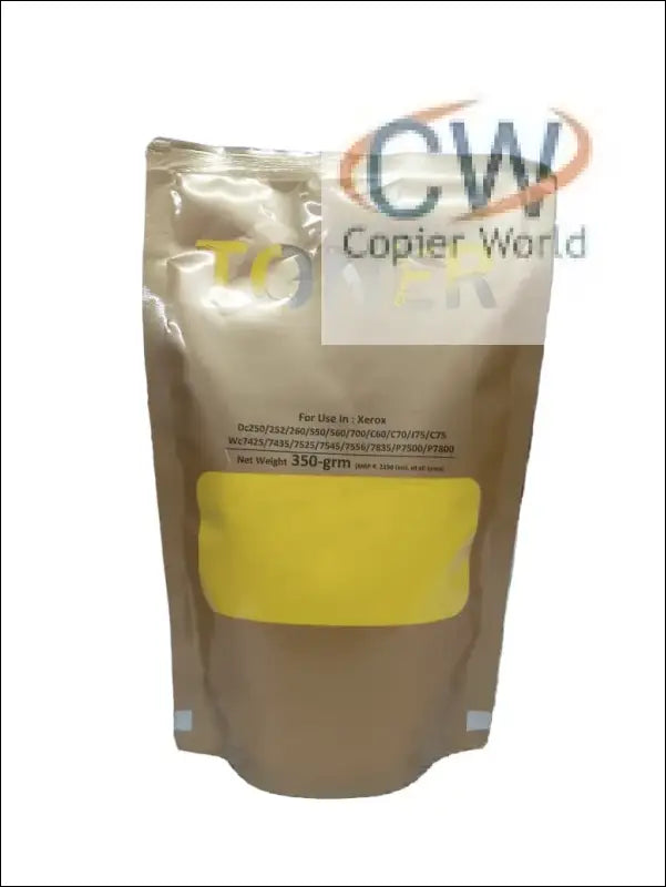 Yellow Toner Powder For Dc 240 242 250 252 260 Wc7425 7435 7525 7545 7556 7835