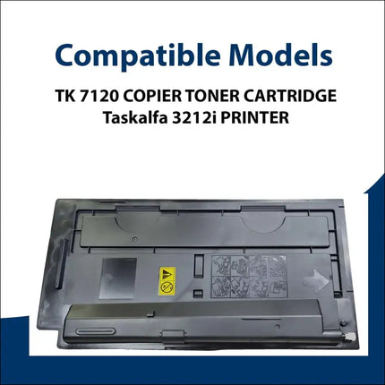 UV INFOTECH TK 7120/ TK7120/ 7120 Toner Cartridge Compatible for KYOCERA Taskalfa 3212i Monochrome Multifunction Photocopier Printer Single Color Ink Toner