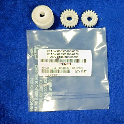 Waste Toner Gear Compatible use for Canon IR ADV 6055 6065 6075 6255 6265 6275 8105 8085 8095 ( Set Of 3PCS )