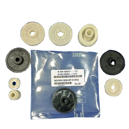 Web Drive Gear Compatible use for Canon IR ADV 6055 6255 6555i 6065 6075 6275 ( Set Of 9PCS )